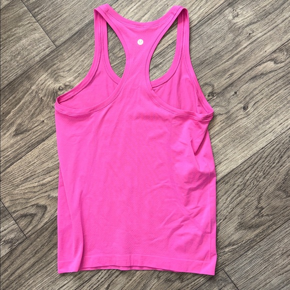 Lululemon Swiftly Racerback Tank Sonic Pink - Picture 2 of 2
